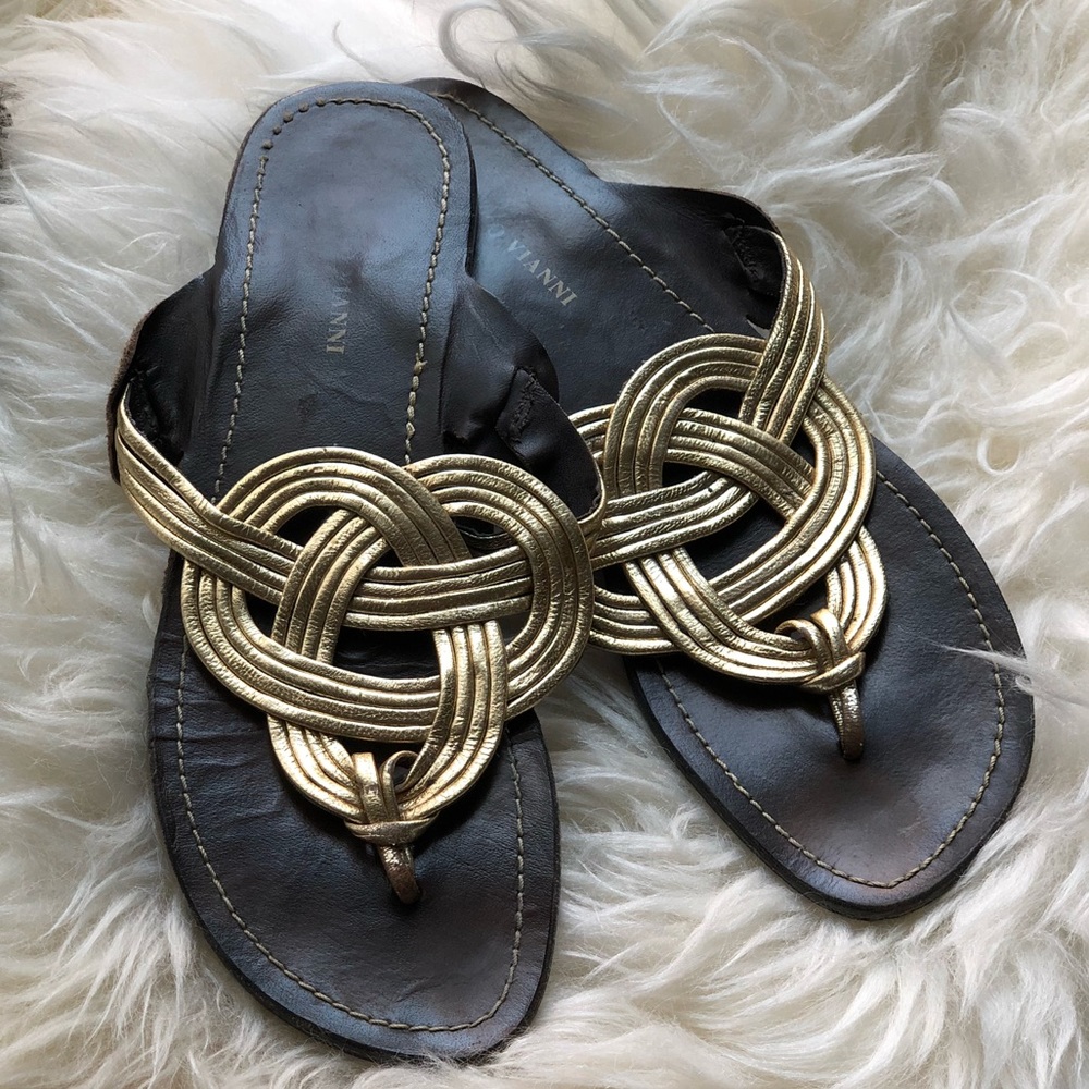 GOLD sandals